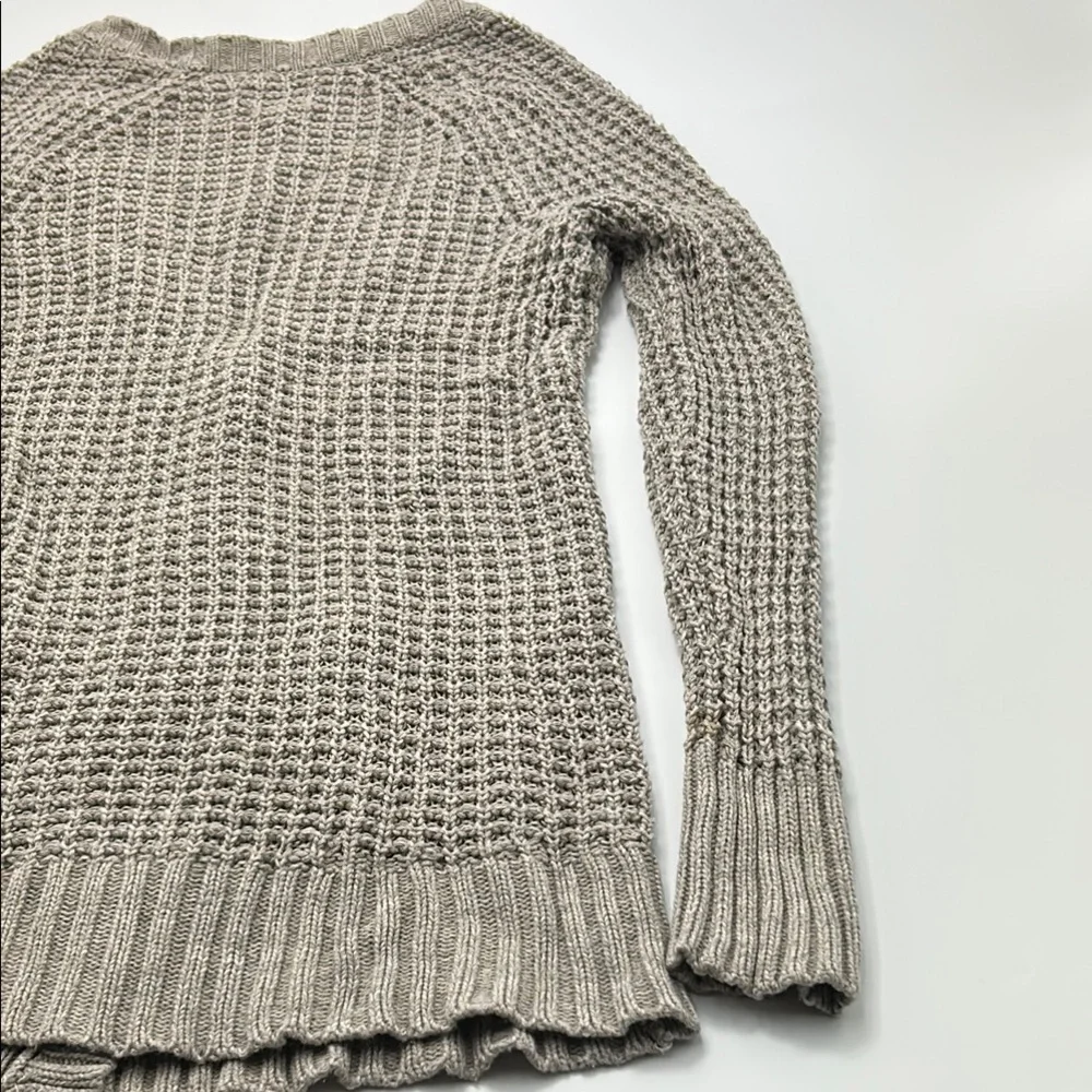 Bella Swan Core American Eagle Knit Cardigan Y2K Twilight Grunge Small Gray